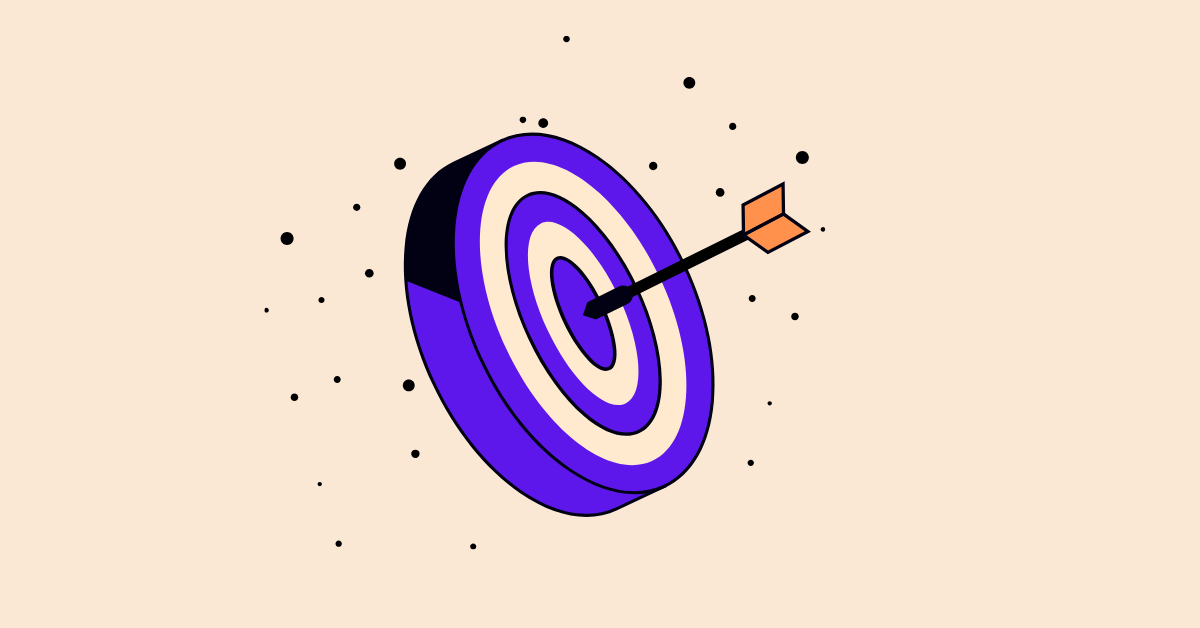 Dart Board with Arrow
